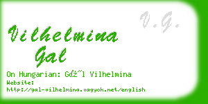 vilhelmina gal business card